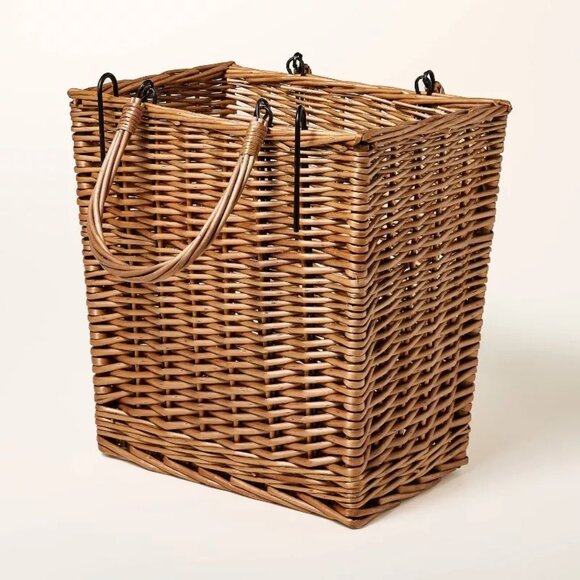 Kate Spade New York x Target Woven Bicycle Basket Natural Willow - Spring 2025‎ - Picture 8 of 8